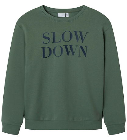 Name It Sweatshirt - NkmNello - Laurel Wreath w. Print
