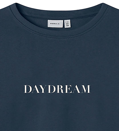 Name It Sweatshirt - NkmNello - Mood Indigo w. Print