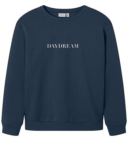 Name It Sweatshirt - NkmNello - Mood Indigo w. Print