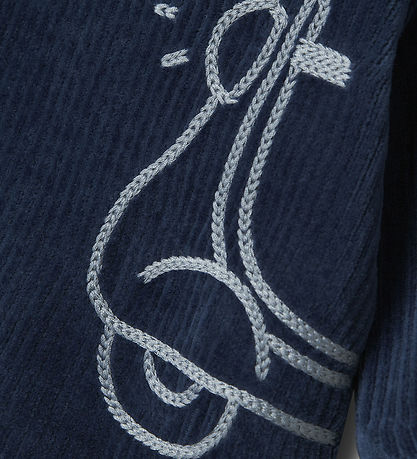 Name It Sweatshirt - Cord - NbmNando - Insignia Blue m. Print