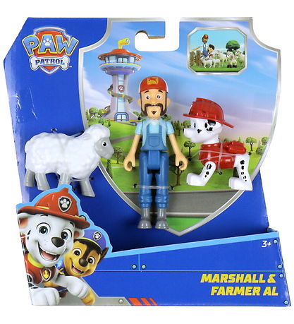 Paw Patrol Toy Figures - Marshall & Farmer Al