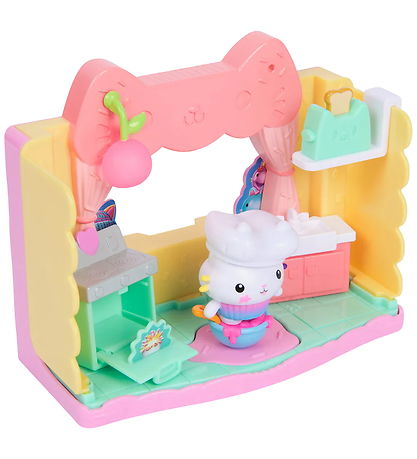 Gabby's Dollhouse Set - 10 Parts - Cakey's Sprinkle Kitchen