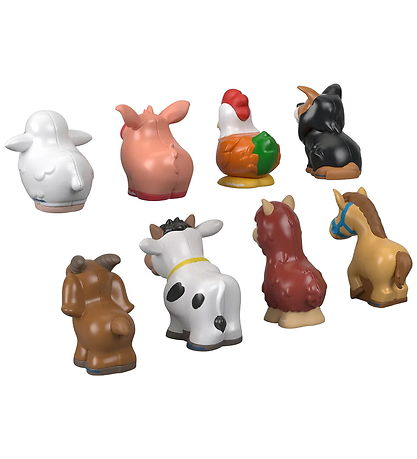 Fisher Price Fígúrur - 8 Stk. - Lítil fólk Farm Dýr Friend