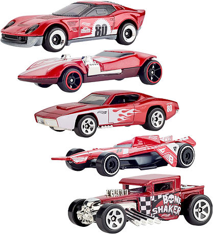 Hot Wheels Bilar - 5-pack - Mattel 80-årsjubileum
