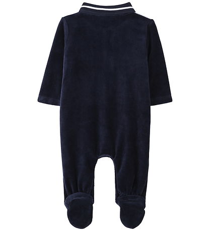 BOSS Cadeaubox - Pyjamapak - Fluweel - Wit/Navy