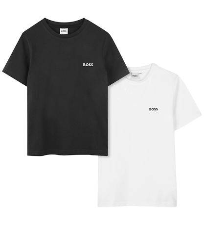 BOSS T-Shirt - 2er-Pack - Schwarz/Weiß