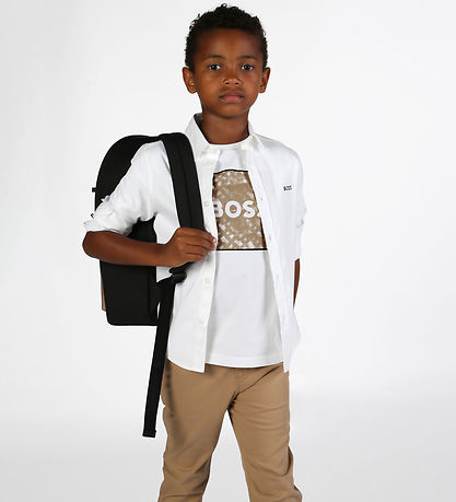 BOSS T-shirt - White w. Print