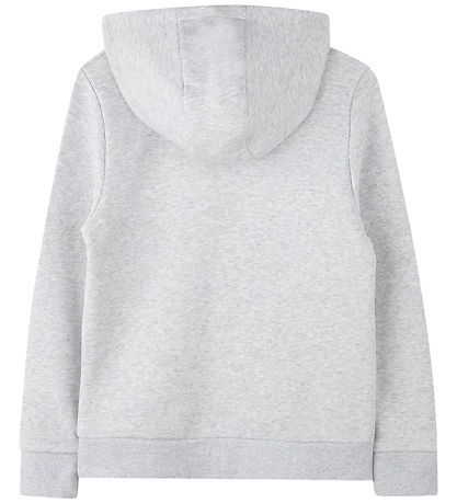 BOSS Kapuzenpullover - Grau Meliert m. Logo