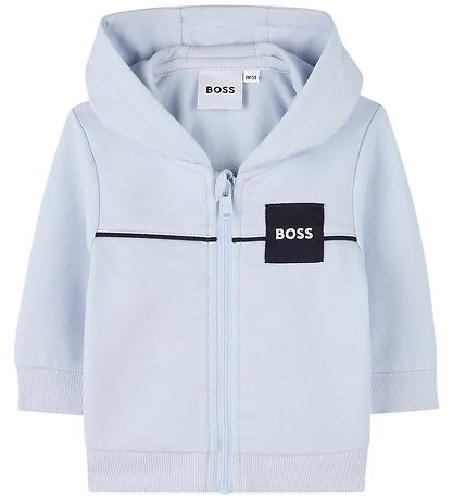 BOSS Geschenkbox - Sweatset/Bluse - Hellblau/Weiß m. Print