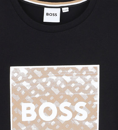 BOSS T-shirt - Black w. Print