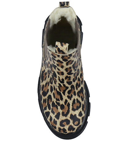 Angulus Winter Boots - Beige Leo/Brown Elastic