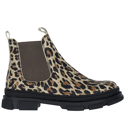 Angulus Winter Boots - Beige Leo/Brown Elastic