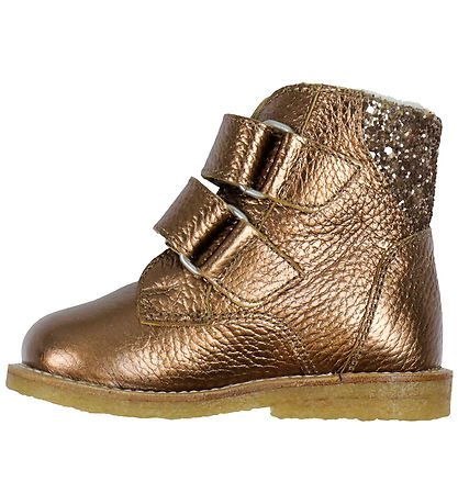 Angulus Första Kängorna m. Foder - Tex - Bronze Lys/Clay Glitter