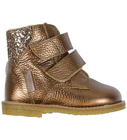 Angulus Första Kängorna m. Foder - Tex - Bronze Lys/Clay Glitter