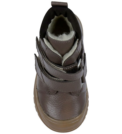 Angulus Lauflernstiefel Mit Futter - Tex - Dark Taupe/Dark Brown