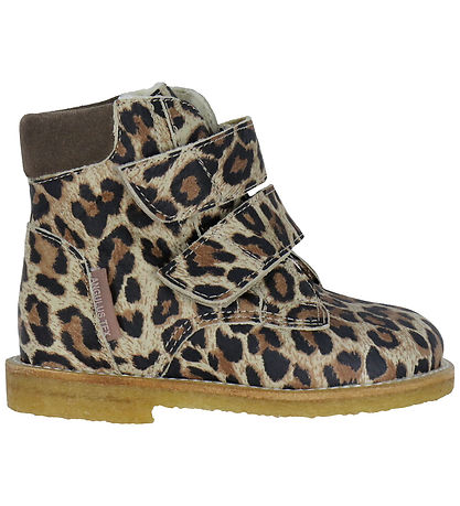 Angulus Prewalker Boots w. Lining - Tex - Beige Leo/Taupe