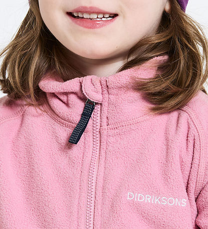 Didriksons Flísjakki - Monte - Light Heather Bleikt