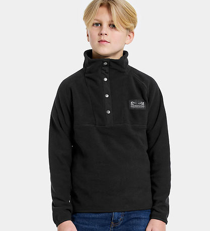 Didriksons Fleecepullover - Yokto - Schwarz