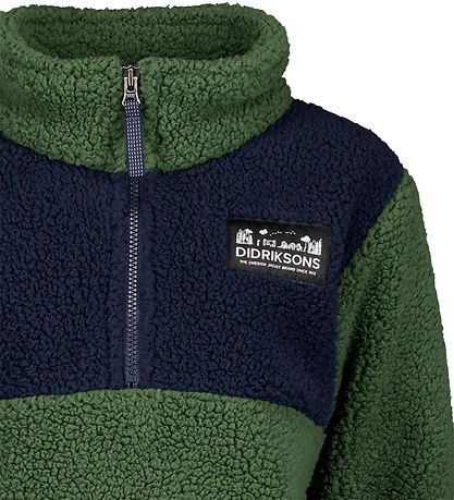 Didriksons Fleecepullover - Gemütlich - Light Moss