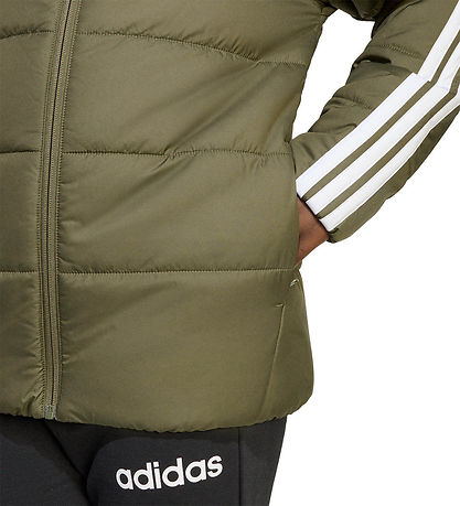 adidas Performance Puffer Jacket - J Ess 3S - Olistr/Black