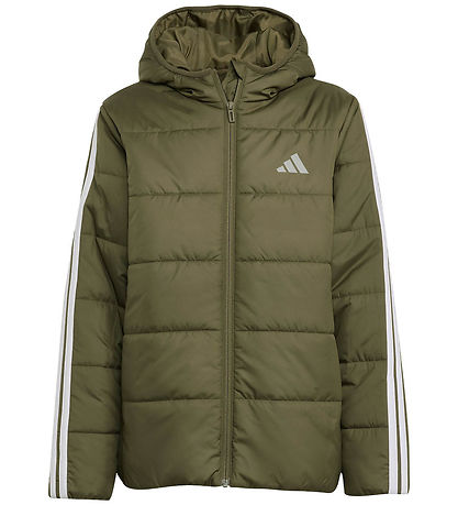 adidas Performance Puffer Jacket - J Ess 3S - Olistr/Black