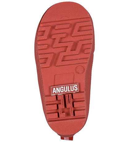 Angulus Thermo Boots w. Wool Lining - Red Hearts