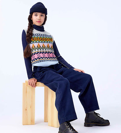 Molo Beanie - Viscose/Nylon - Rib - Karli - Night Navy
