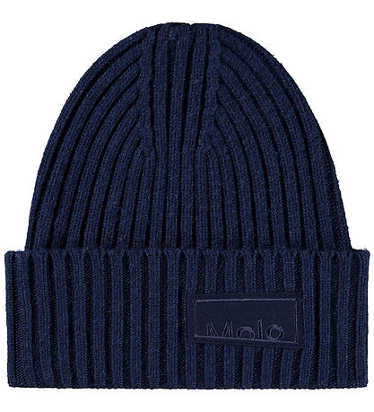Molo Beanie - Viscose/Nylon - Rib - Karli - Night Navy