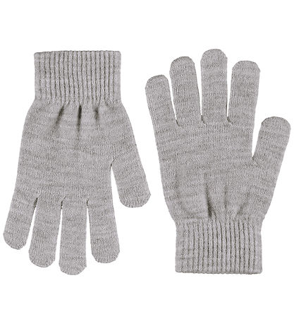 Molo Handschuhe - 2er-Pack - Strick - Kiddy - Grey Melange