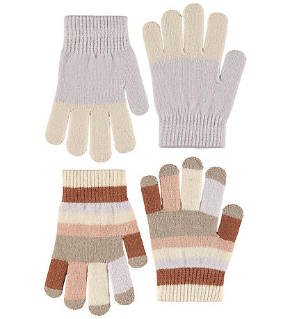 Molo Handschuhe - Strick - Kei - 2er-Pack - Lilac Marble