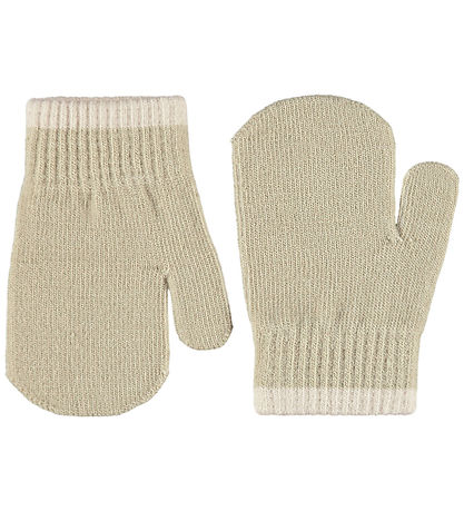 Molo Handschuhe - 2er-Pack - Strick - Kenny - White Lärm