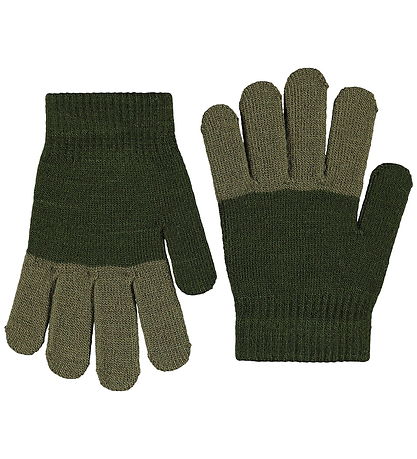Molo Handschuhe - 2er-Pack - Strick - Kei - Dark Forest