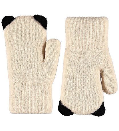Molo Vantar m. Foder - Stickad - Kenau - Vanilla m. Katt