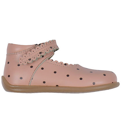 Pom Pom Ballerinaskor - Vintage Rose Dot