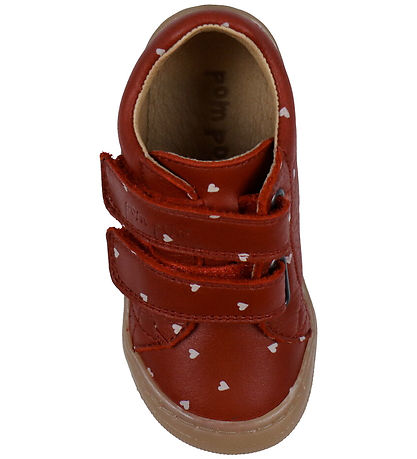 Pom Pom Prewalker - First Sport Velcro - Heart AOP