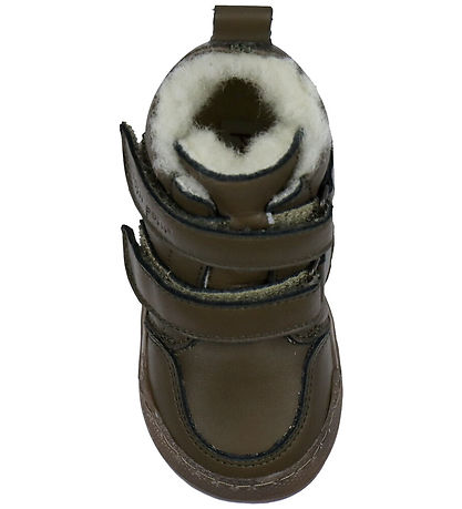 Pom Pom Kuldaskór - Strigaskór Wool Rass - Dark Green