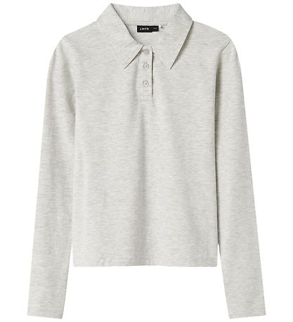 LMTD Polo - NlfNilja - Light Grey Melange