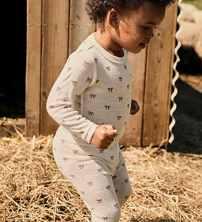Lil' Atelier Leggings - Wool/Modal - Noos - NbfNalu - Turtledove