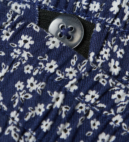 Name It Trousers - Viscose - NkfNettia - Wide - Blueprint/Flower