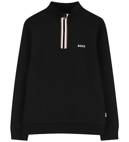 BOSS Bluse m. Reißverschluss - Schwarz