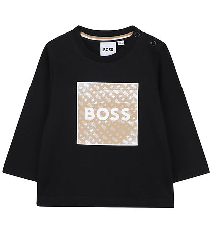 BOSS Bluse - Schwarz m. Print