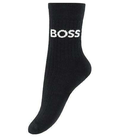 BOSS Sokkar - 5 Pakki - Svart M. Lógó