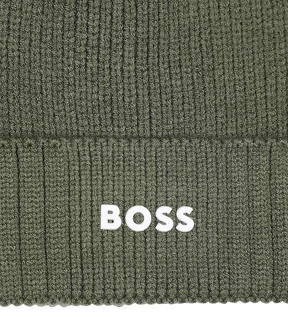 BOSS Beanie - Knitted - Green