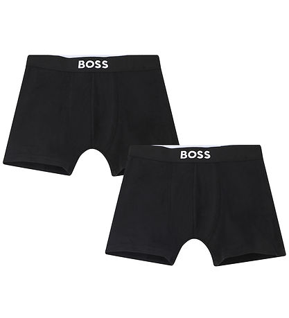 BOSS Boxershorts - 2er-Pack - Schwarz