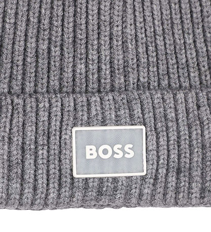 BOSS Beanie - Knitted - Grey Melange