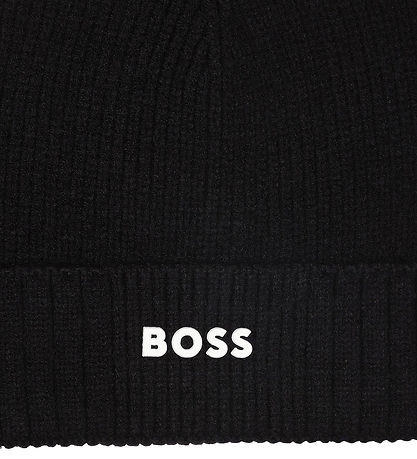 BOSS Beanie - Knitted - Black