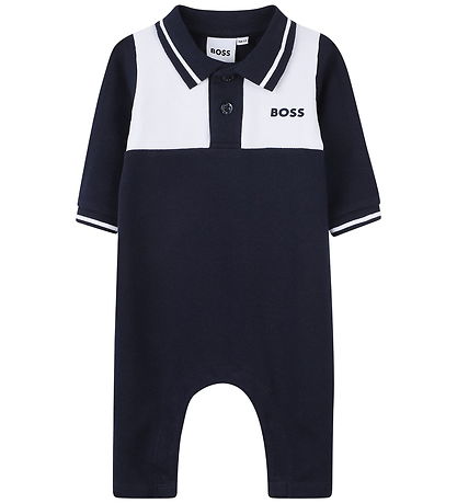 BOSS Strampler - Navy/Weiß