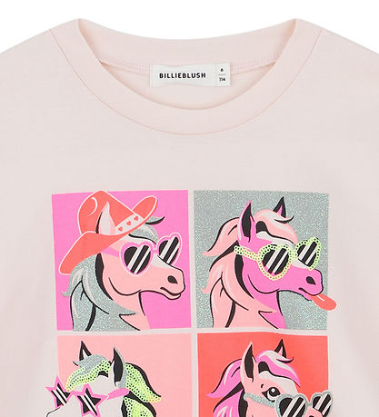Billieblush Stuttermabolur - Bleikt Hugrekki