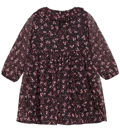 Creamie Kleid - Flower Dobby - Schwarz