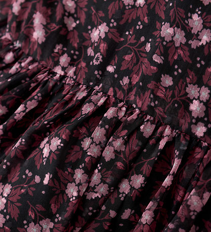 Creamie Kleid - Flower Dobby - Schwarz